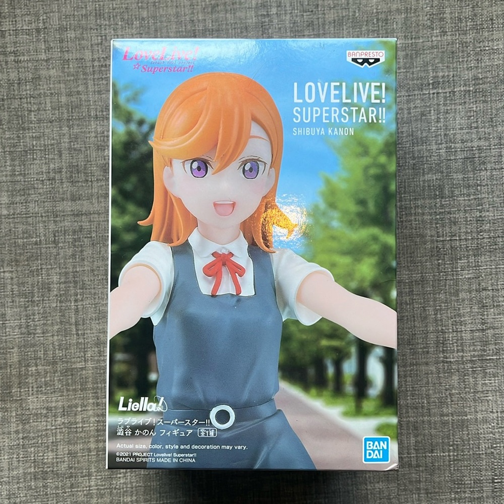 Ban Dai Love Live! Super Star!! Kanon Shibuya Figure Sealed